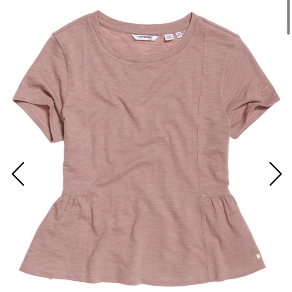 NWOT Superdry Peplum Rodeo Top